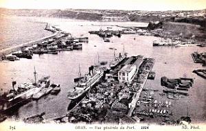 Oran - Vue Generale Port - 1914